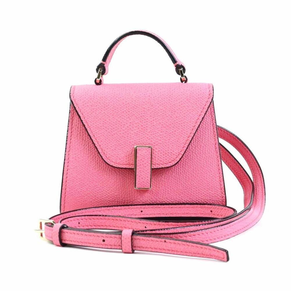 Valextra Iside Waist Bag, Pink Leather Women's 90301a